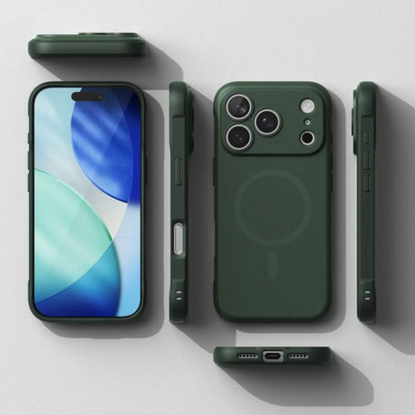 Ringke iPhone 17 Pro Deksel Onyx Magnetic Grønn
