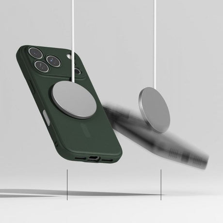 Ringke iPhone 17 Pro Deksel Onyx Magnetic Grønn