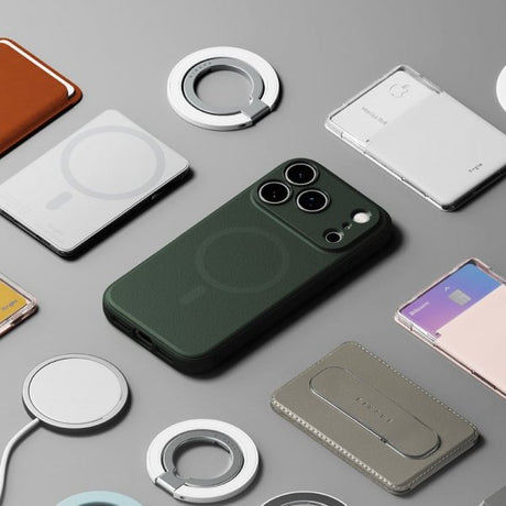 Ringke iPhone 17 Pro Deksel Onyx Magnetic Grønn