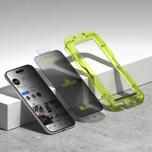 Ringke iPhone Air Skjermbeskytter Easy Slide Privacy 2-pakning