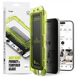 Ringke iPhone 17 Skjermbeskytter Easy Slide Privacy 2-pakning