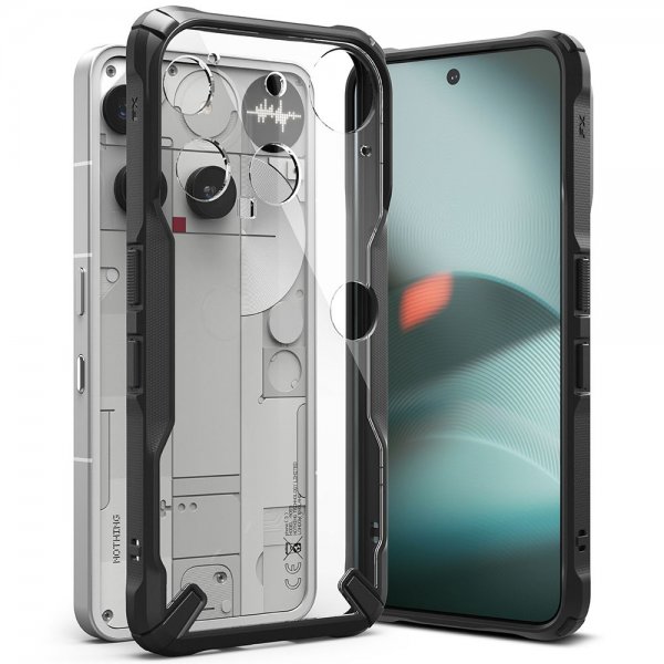Ringke Nothing Phone 3 Deksel Fusion X Clear Black