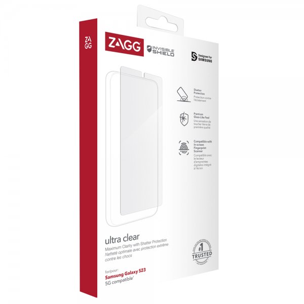 Zagg InvisibleShield Samsung Galaxy S23 Skjermbeskytter Ultra Clear
