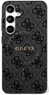 Guess Samsung Galaxy S25 FE Deksel 4G Pattern MagSafe Svart