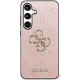 Guess Samsung Galaxy S25 FE Deksel 4G Metal Logo Rosa