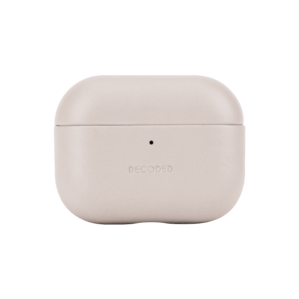 Decoded AirPods Pro 3 Deksel Leather AirCase Clay