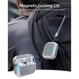 ESR AirPods Pro 3 Deksel Orbit Hybrid HaloLock Hvit