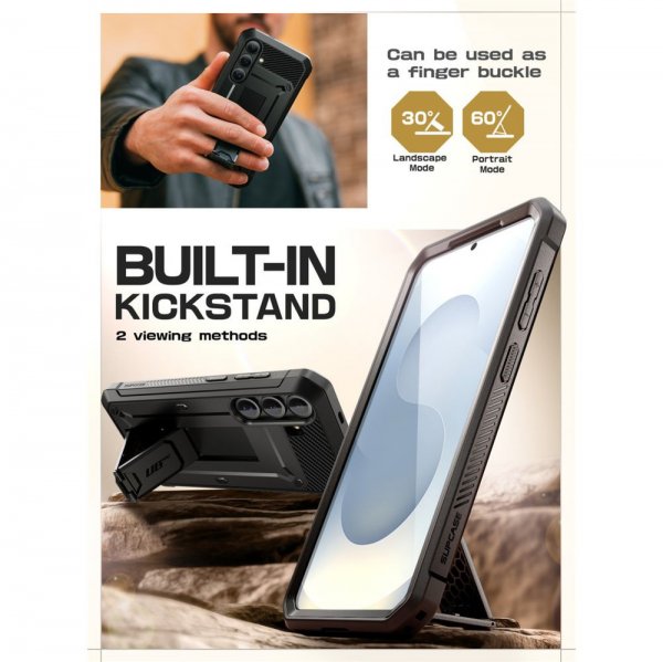 Supcase Samsung Galaxy S25 FE Deksel UB Pro Svart