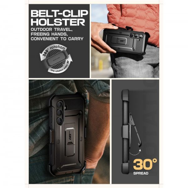 Supcase Samsung Galaxy S25 FE Deksel UB Pro Svart