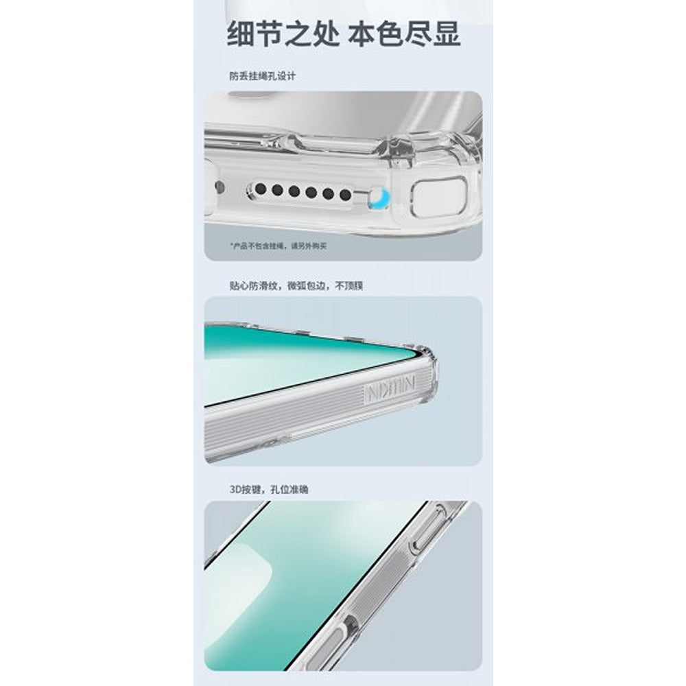 Nillkin iPhone 17 Pro/iPhone 18 Pro Deksel Nature Pro Series MagSafe Klar