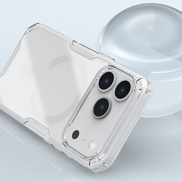 Nillkin iPhone 17 Pro Deksel Nature Pro Series MagSafe Transparent