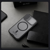 Nillkin iPhone 17 Deksel CamShield Pro MagSafe Transparent Svart