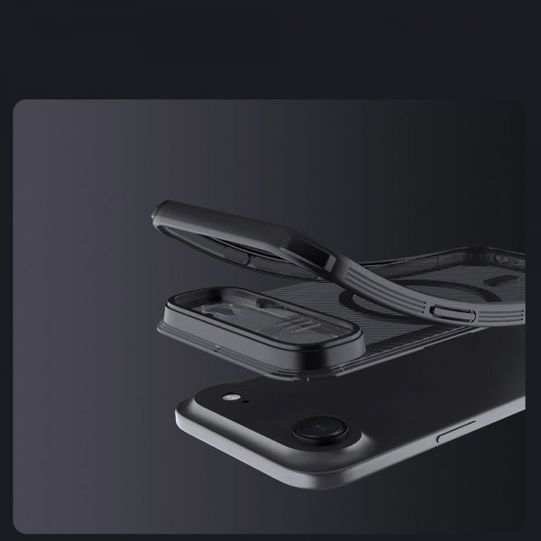 Nillkin iPhone Air Deksel CamShield Pro MagSafe Transparent Svart