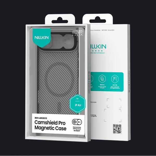 Nillkin iPhone Air Deksel CamShield Pro MagSafe Transparent Svart