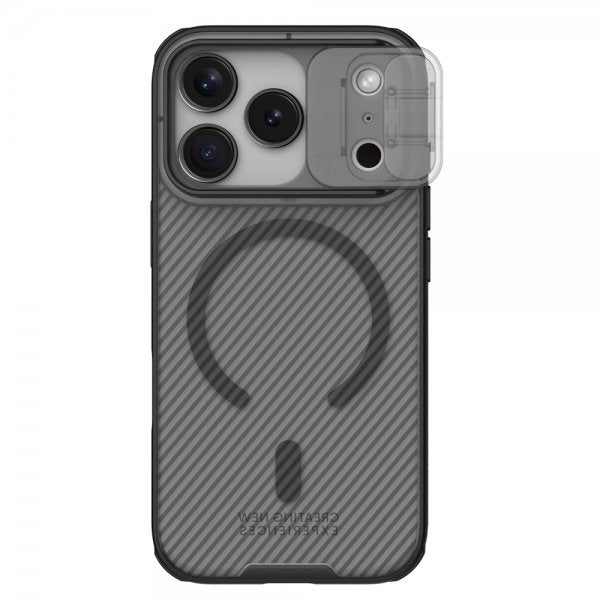 Nillkin iPhone 17 Pro Max Deksel CamShield Pro MagSafe Transparent Svart