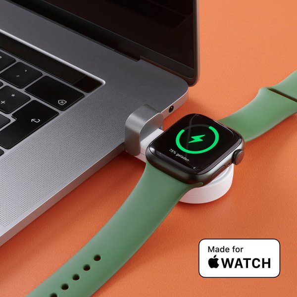 Hama Apple Watch Lader med USB-C kontakt Hvit