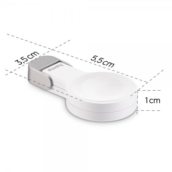 Hama Apple Watch Lader med USB-C kontakt Hvit