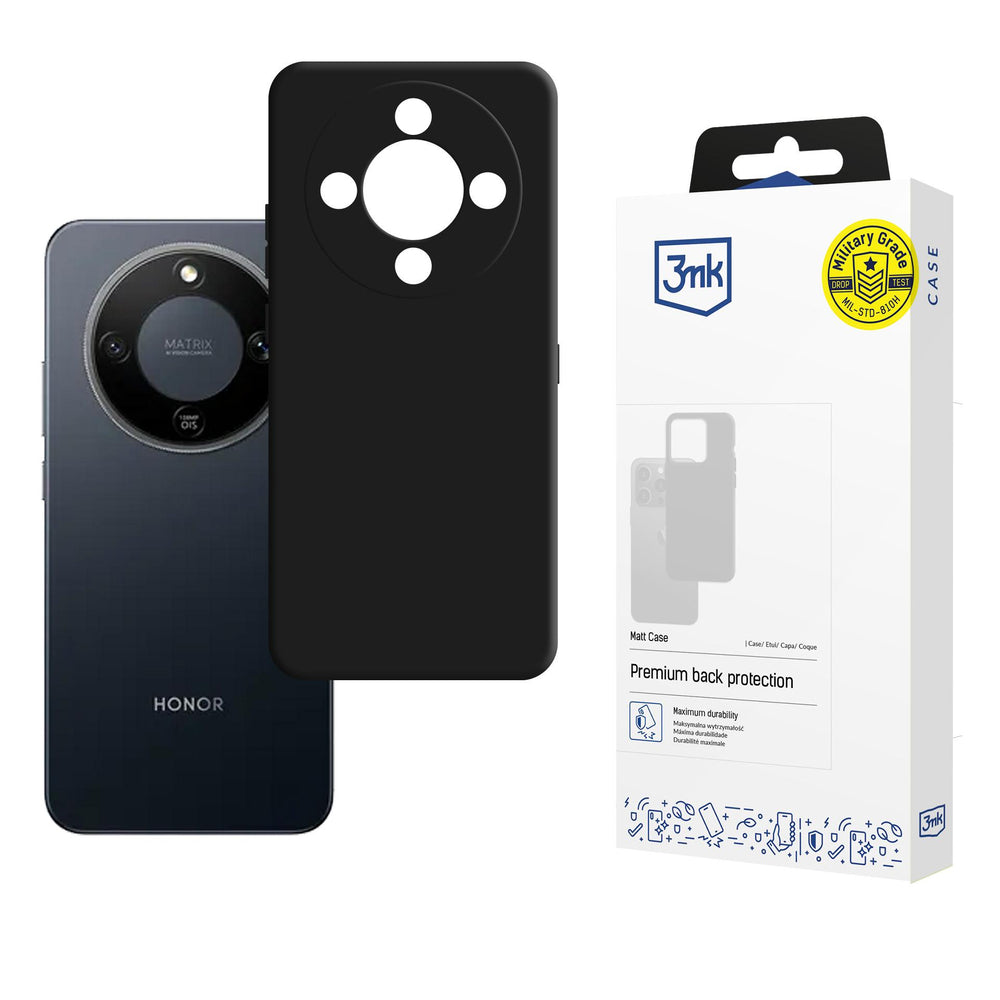 3mk Honor Magic 8 Lite Deksel Matt Kasse Svart
