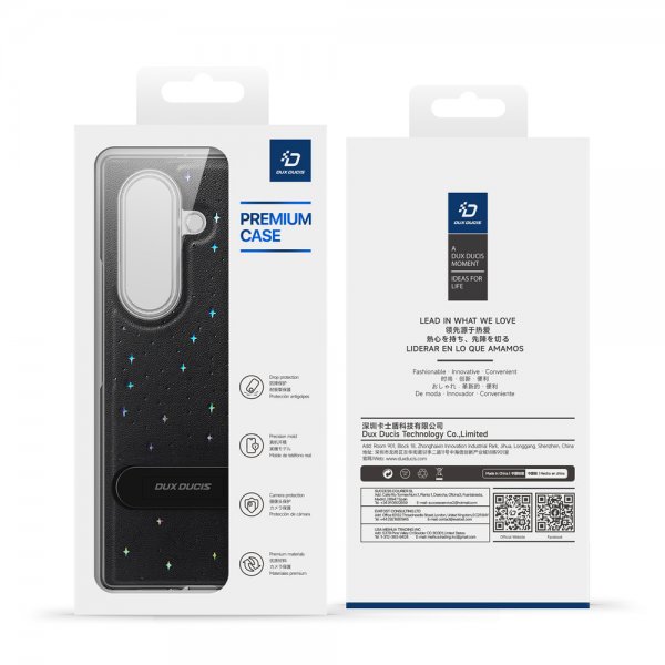 Dux Ducis Samsung Galaxy Z Fold 7 Deksel Stex Series Svart