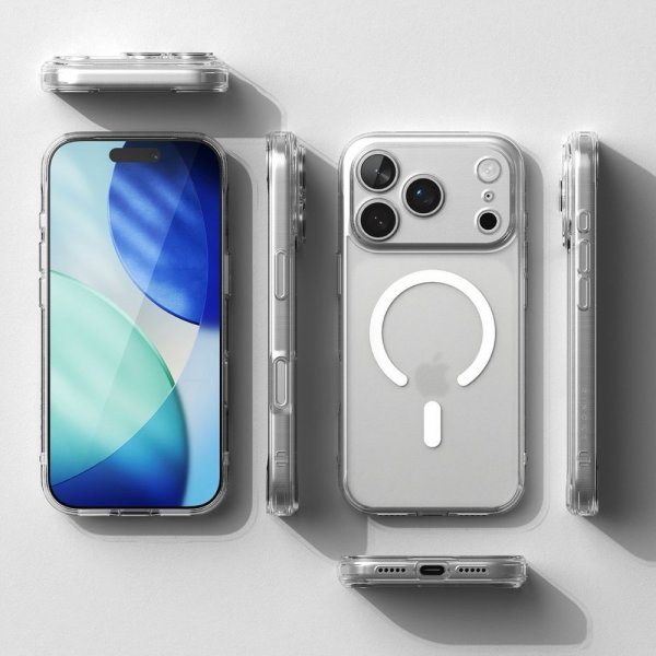 Ringke iPhone 17 Pro Deksel Fusion Magnetic Matte Transparent