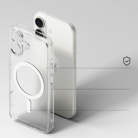 Ringke iPhone 17 Deksel Fusion Magnetic Matte Transparent