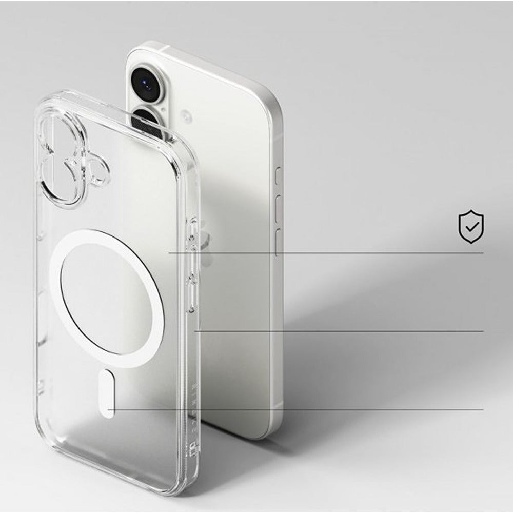 Ringke iPhone 17 Deksel Fusion Magnetic Matte Transparent