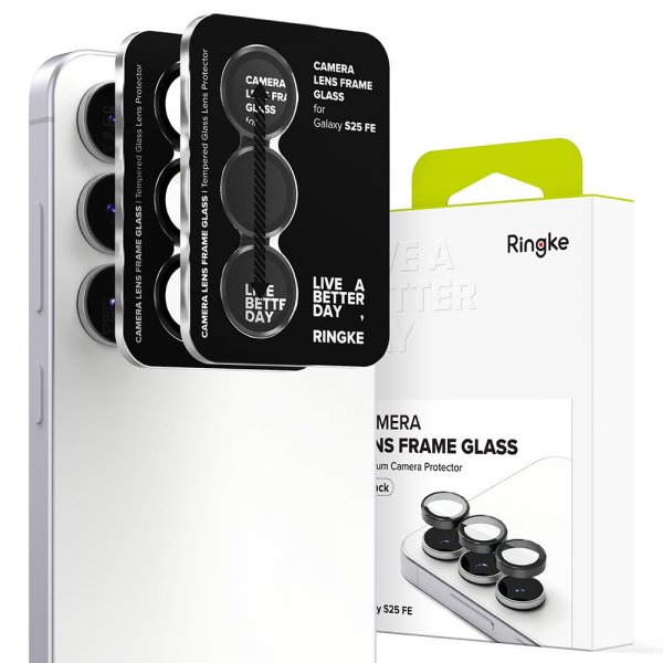Ringke Samsung Galaxy S25 FE Kamerabeskytter Camera Lens Frame 2-pakning