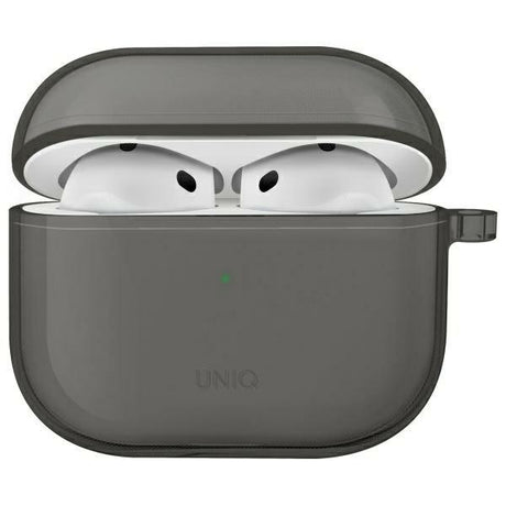 UNIQ AirPods 4 Deksel Glase Svart