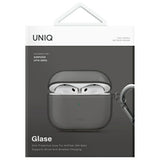 UNIQ AirPods 4 Deksel Glase Svart