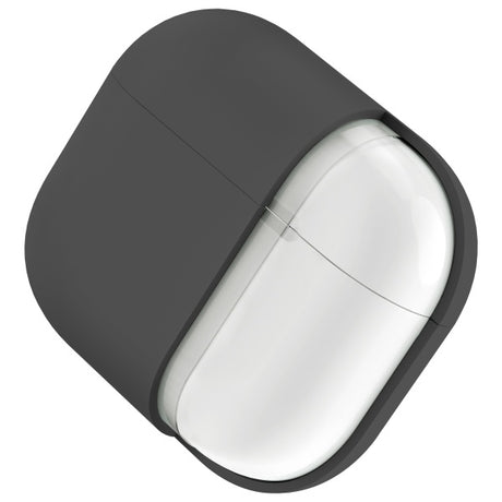UNIQ AirPods 4 Deksel Lino Grå