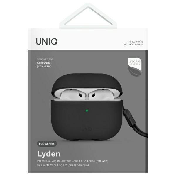UNIQ AirPods 4 Deksel Lyden DS Svart