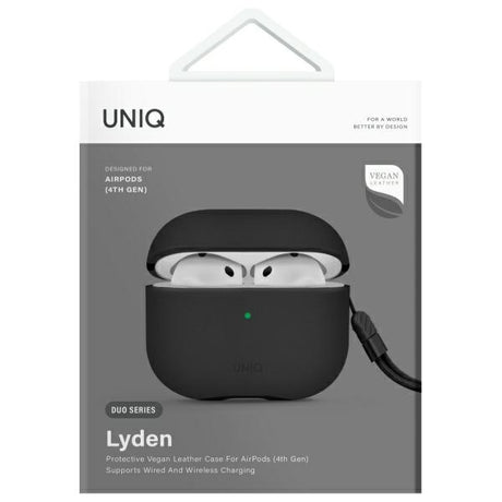 UNIQ AirPods 4 Deksel Lyden DS Svart