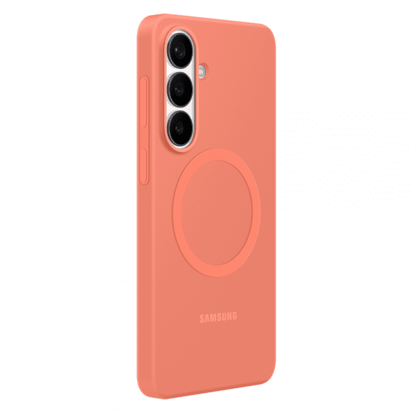 Samsung Original Galaxy S26 Plus Deksel Silicone Magnet Case Coral Red
