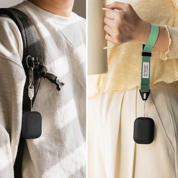 Ringke AirPods Pro 3 Deksel Silikoni Svart