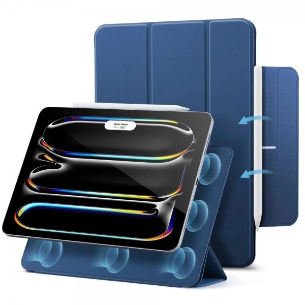 ESR iPad Pro 13 (M4/M5) Etui Rebound Magnetic Blå