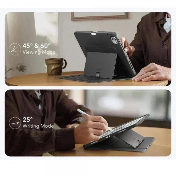 ESR iPad Pro 11 (M4/M5) Etui Flip Hybrid Svart