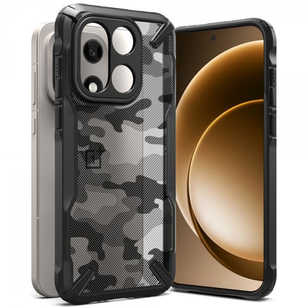 Ringke OnePlus 15 Deksel Fusion X Camo Black