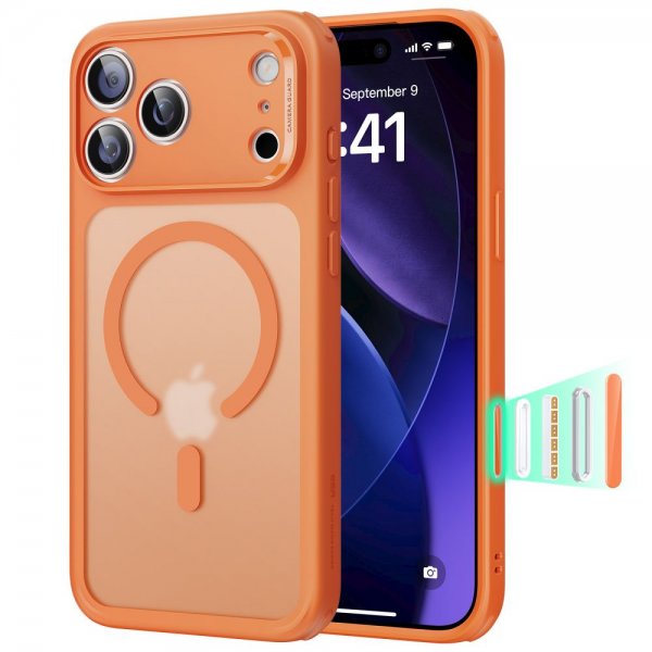 ESR iPhone 17 Pro Deksel Classic Hybrid MagSafe Oransje