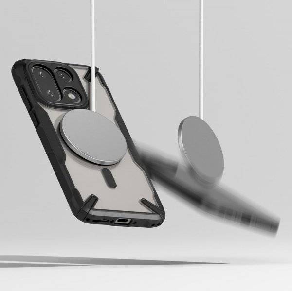 Ringke OnePlus 15 Deksel Fusion X Magnetic Clear Black