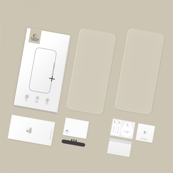 Tech-Protect Motorola Edge 60/Edge 60 Pro/Edge 60 Fusion Skjermbeskytter HydroFlex+ 2-pakning