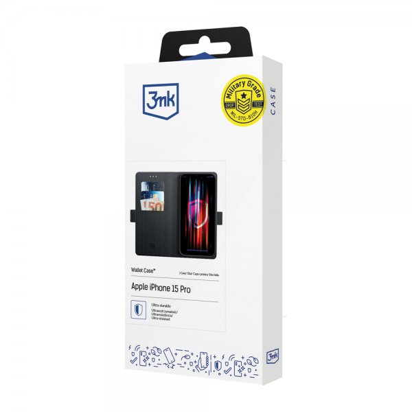 3mk Xiaomi Redmi Note 15 Pro Etui Wallet Svart