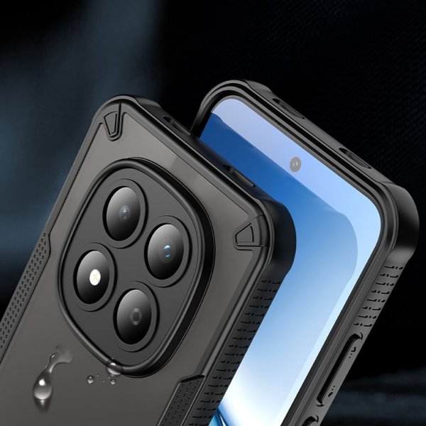 Tech-Protect Xiaomi Redmi Note 15 Pro 5G Deksel Rugged Shield Svart