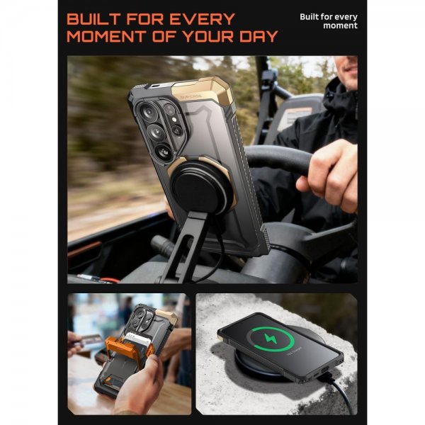 Supcase Samsung Galaxy S26 Ultra Deksel UB Grip MagSafe Svart Gull