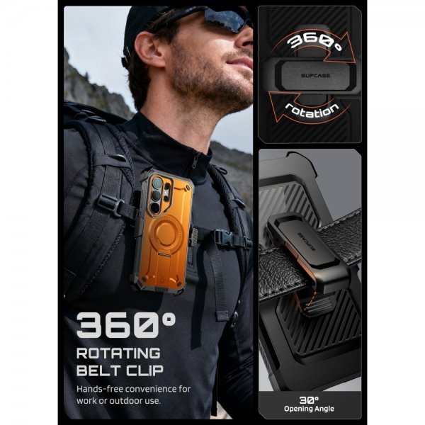 Supcase Samsung Galaxy S26 Ultra Deksel UB Pro MagSafe Oransje