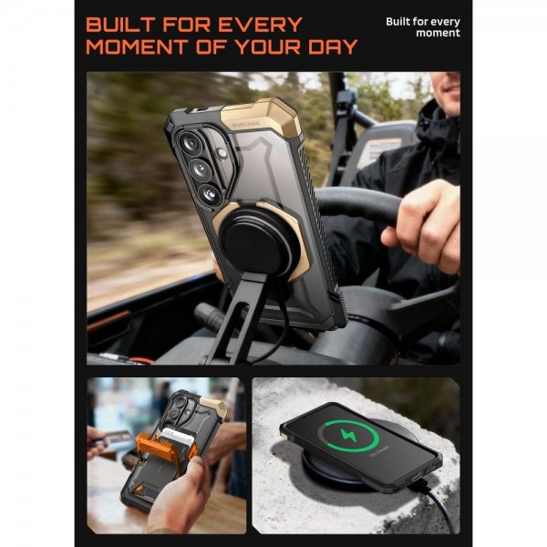 Supcase Samsung Galaxy S26 Deksel UB Grip MagSafe Svart Gull