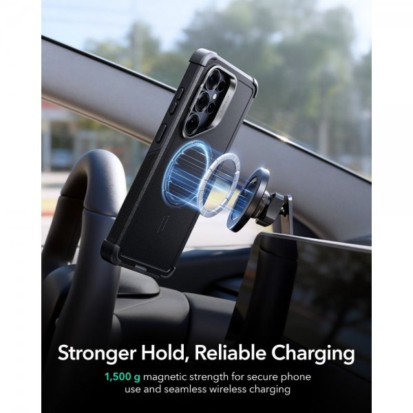 ESR Samsung Galaxy S26 Ultra Deksel Cyber ​​Tough Kickstand MagSafe Svart