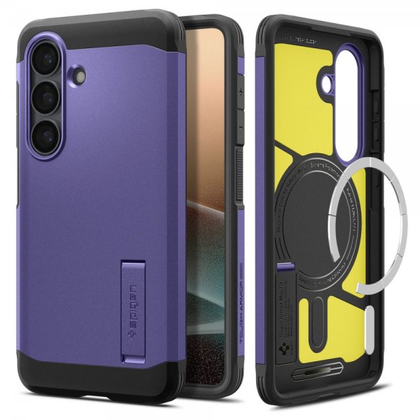 Spigen Samsung Galaxy S26 Deksel Tough Armor MagFit Ash Violet