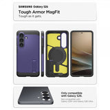 Spigen Samsung Galaxy S26 Deksel Tough Armor MagFit Ash Violet
