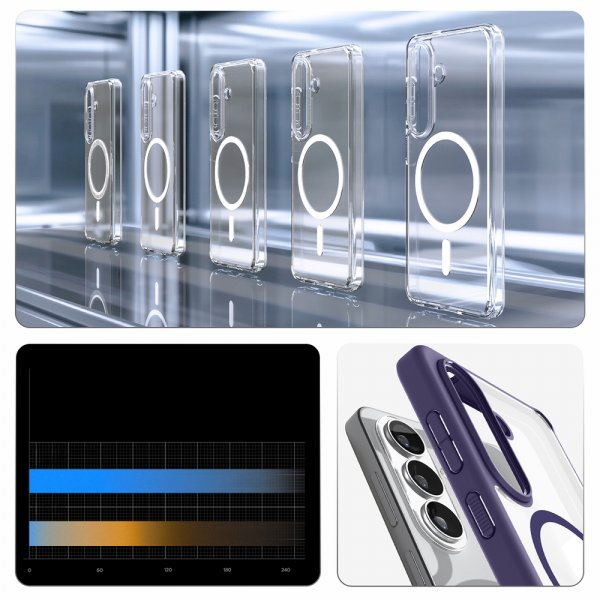 Spigen Samsung Galaxy S26 Deksel Ultra Hybrid MagFit Deep Purple