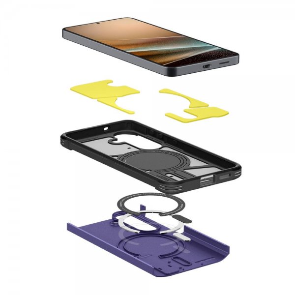 Spigen Samsung Galaxy S26 Plus Deksel Tough Armor MagFit Ash Violet